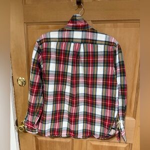 Polo Ralph Lauren Red and White Plaid Button-Down Shirt
Women’s size Small